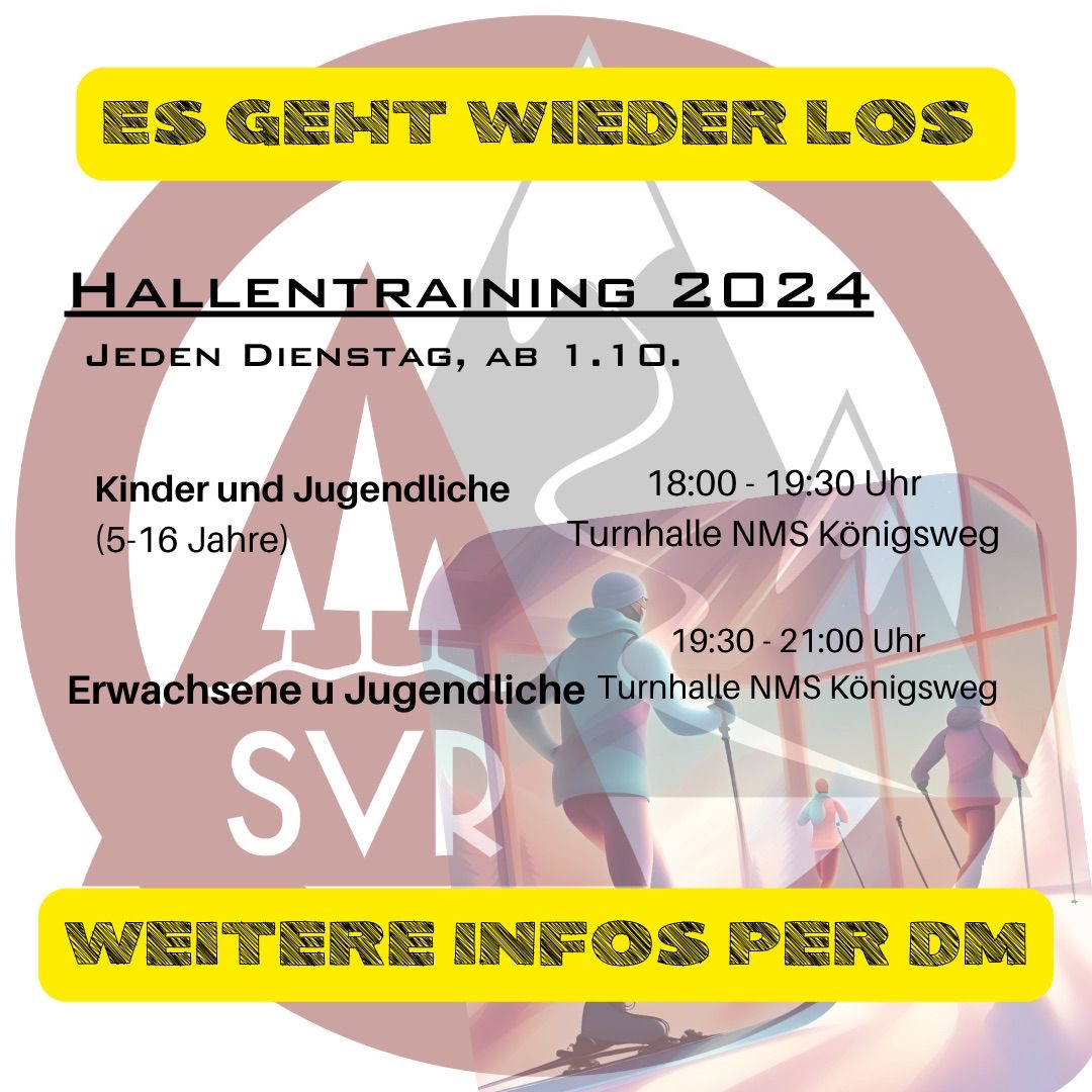 VORBEREITUNGSTRAINING und WINTERTRAINING für den Winter 2024/25